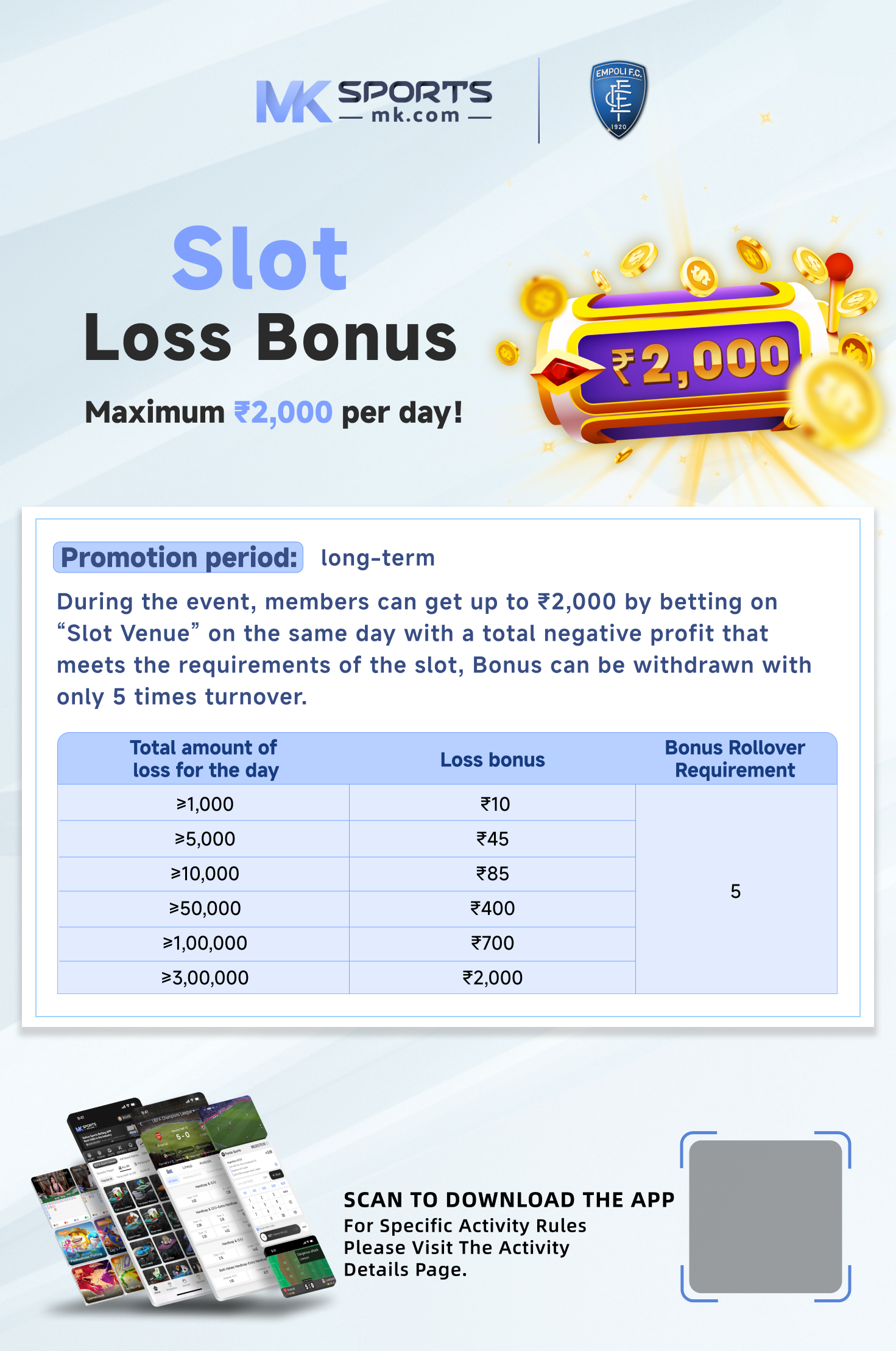 slot casino bonus senza deposito